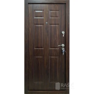 Sigurnosna vrata za kuće Braon kocka